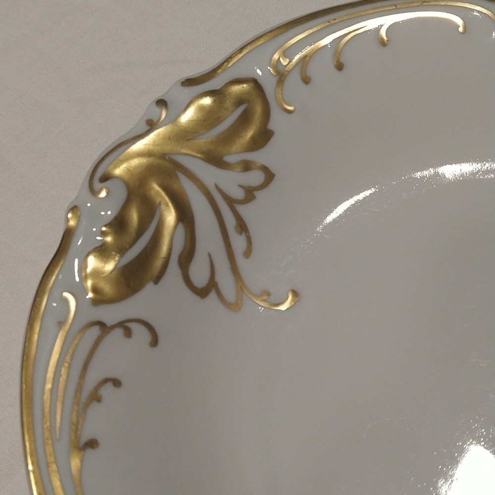 Wawel ambassador porcelain hand painted gold trim platter dish poland - Picture 2 of 6